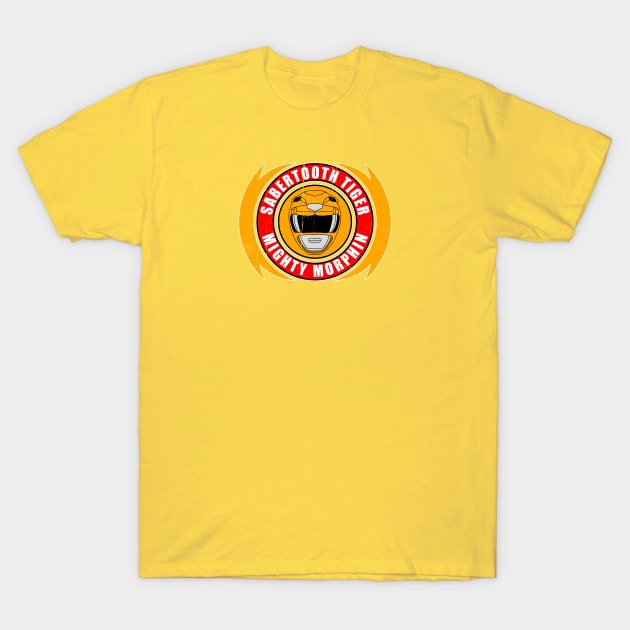 Yellow SaberTooth T-Shirt by nickbeta